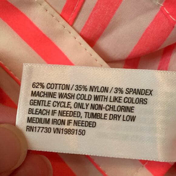 A New Day Women’s Pink Strip Buttons Long Sleeves Size Small NWT - Picture 2 of 10